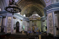 Interior photo of Taal Basilica