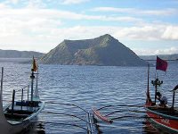 Taal Volcano on Taal Lake 