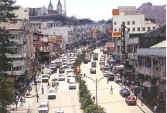 Main thoroughfare of Baguio City