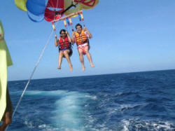 Para-sailing at Boracay